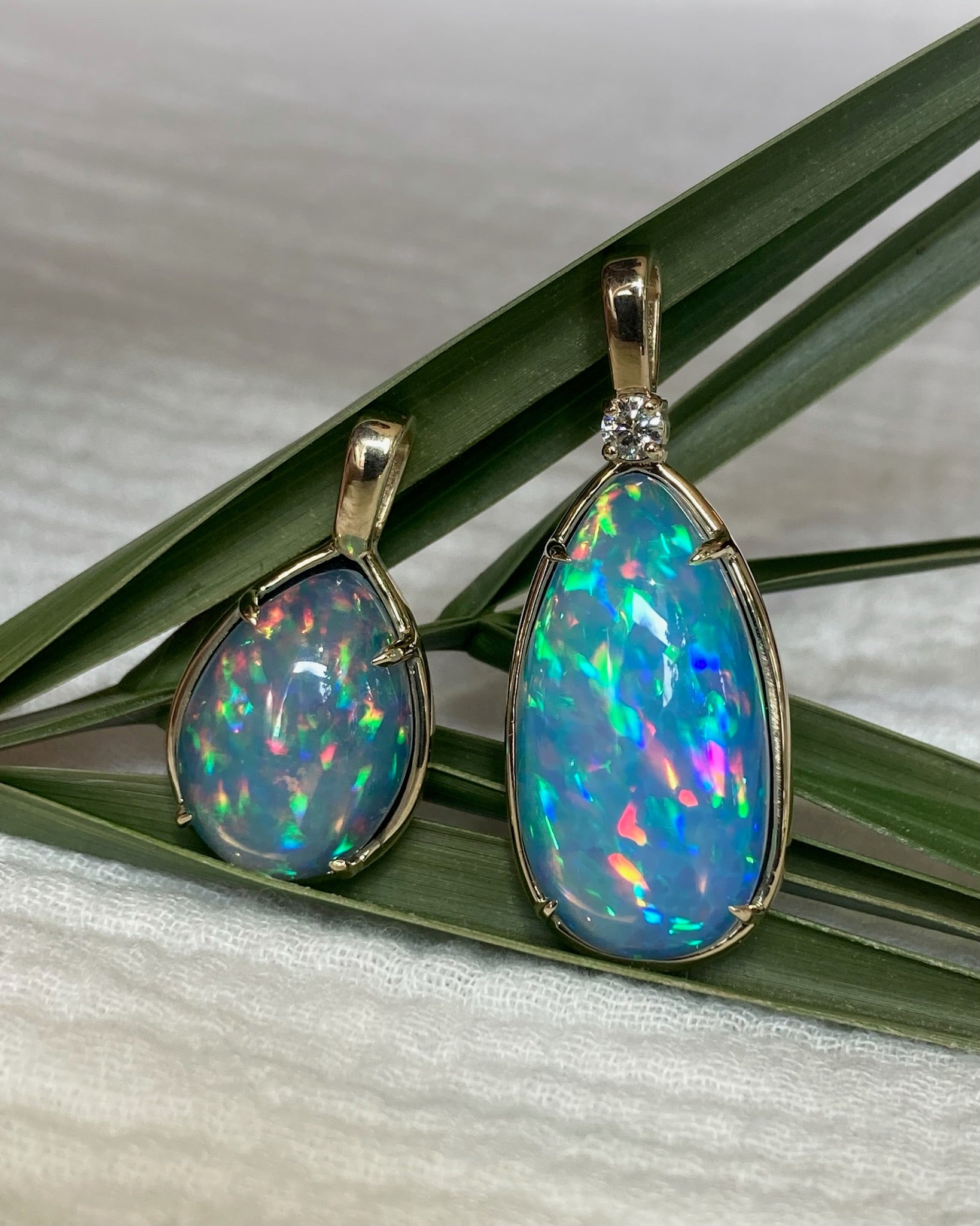 The Azul Mini - 14k Opal Pendant