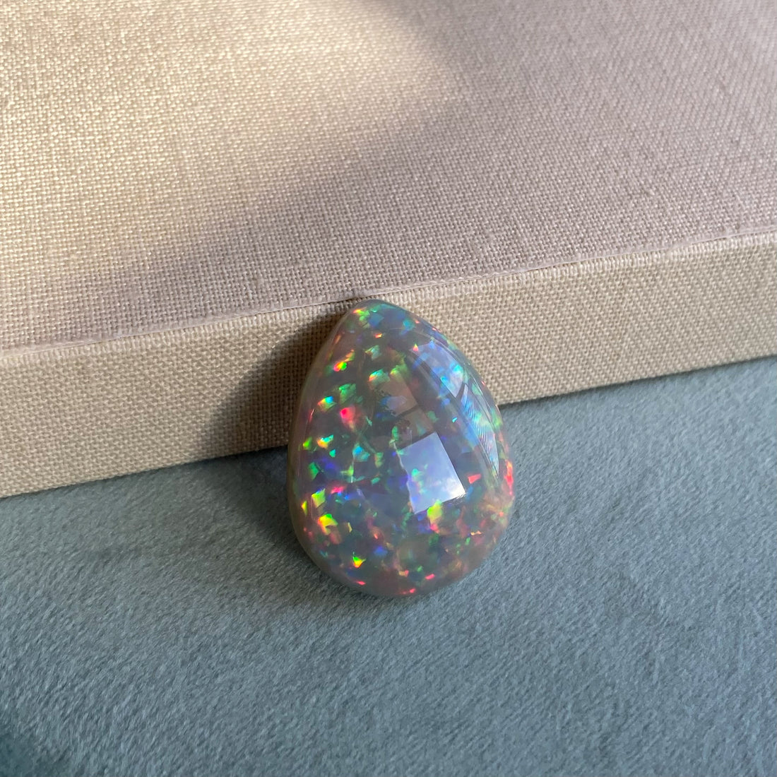 52 ct Pear Cut Opal