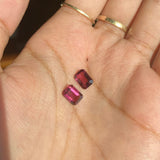 Dahlia - 18k Pink Tourmaline and Diamond Earrings