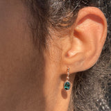 18k Indicolite Tourmaline Riviera Drops