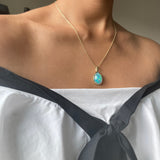 The Azul Mini - 14k Opal Pendant