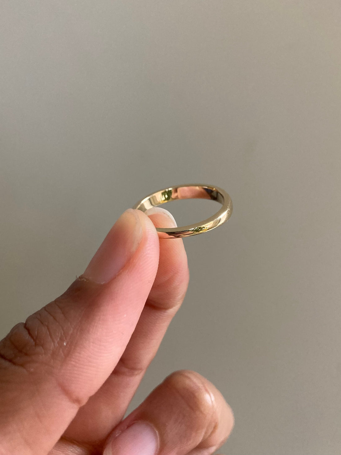 14k Ruby Ellipses Band