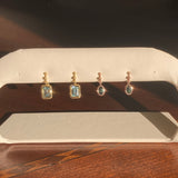 18k Indicolite Tourmaline Riviera Drops