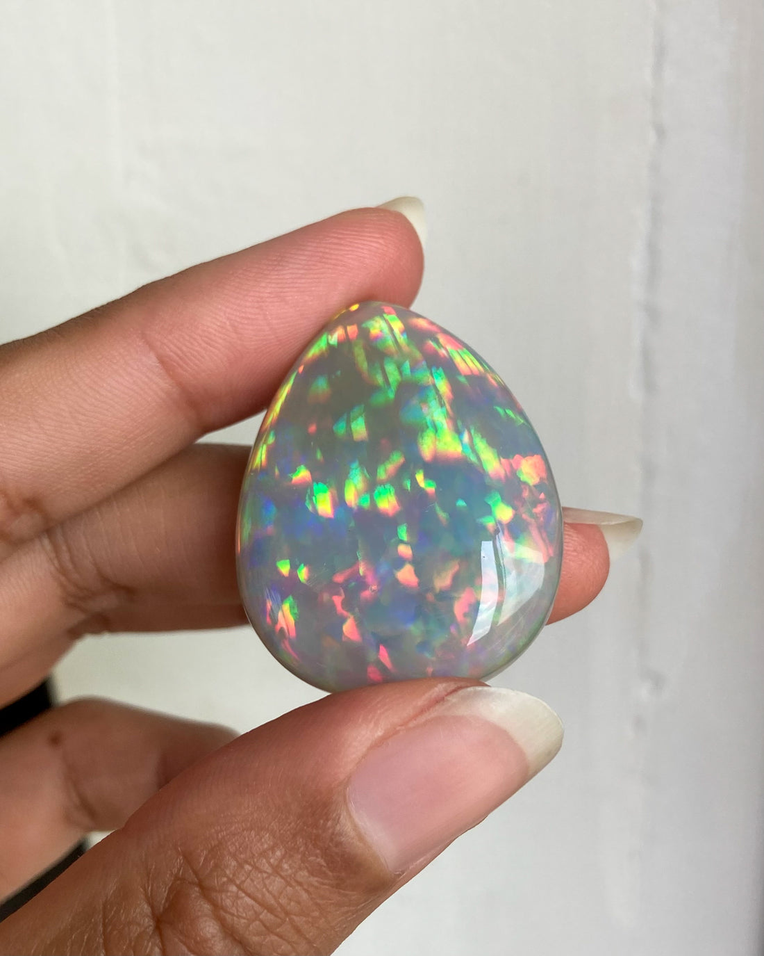 52 ct Pear Cut Opal
