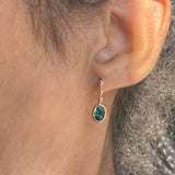 18k Indicolite Tourmaline Riviera Drops