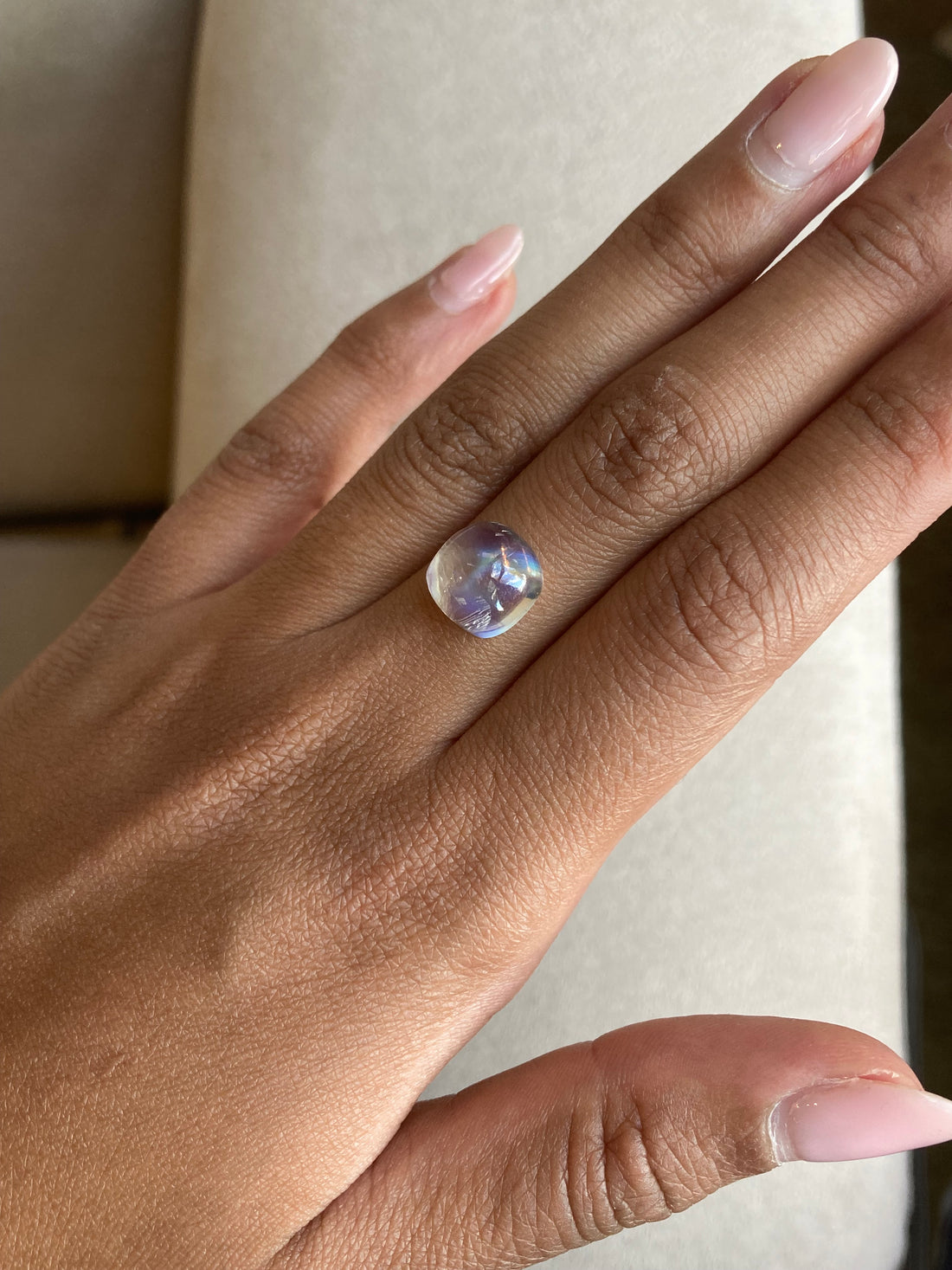 4.9 ct Moonstone - Cushion Cut Cabochon