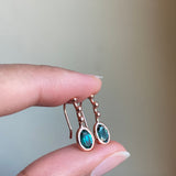 18k Indicolite Tourmaline Riviera Drops