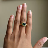 Glacé Grand -14k Tourmaline Signet Ring
