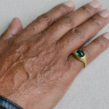 Glacé Grand -14k Tourmaline Signet Ring