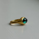 Glacé Grand -14k Tourmaline Signet Ring