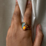 The King's Ring - 14k Opal Statement Ring