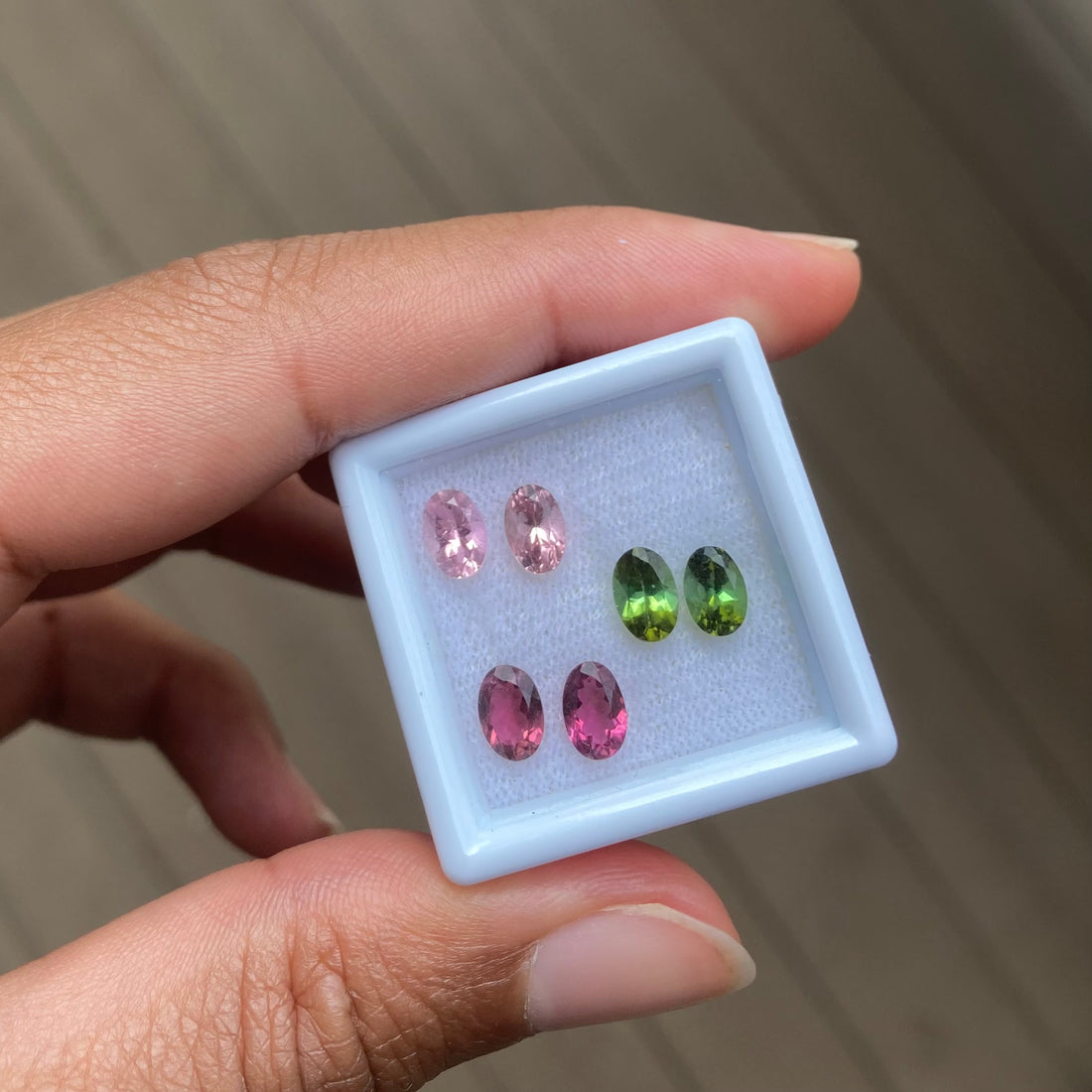 14k Green Tourmaline Studs