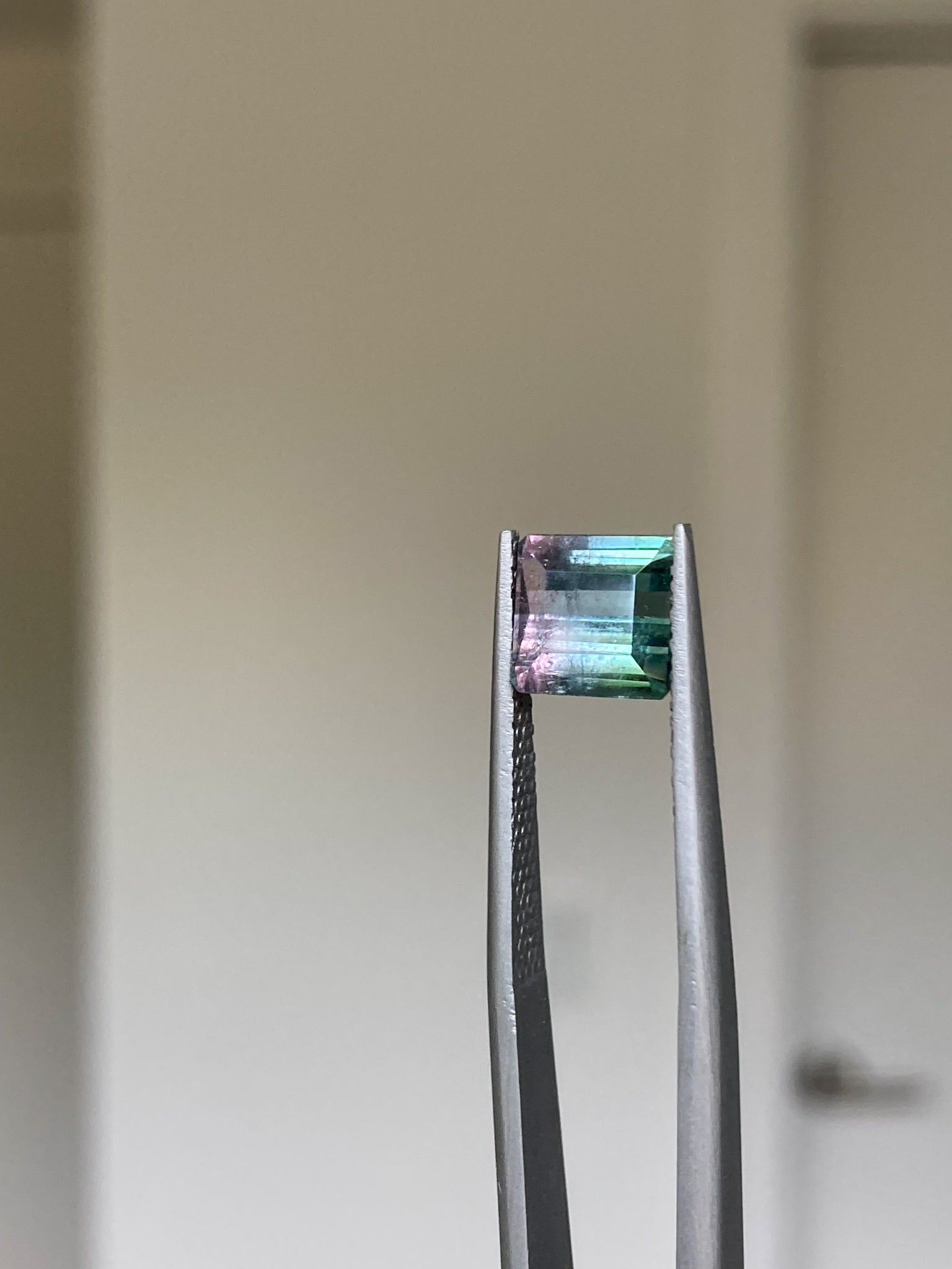 2.14 ct Mermaid Bicolor Tourmaline from Mozambique