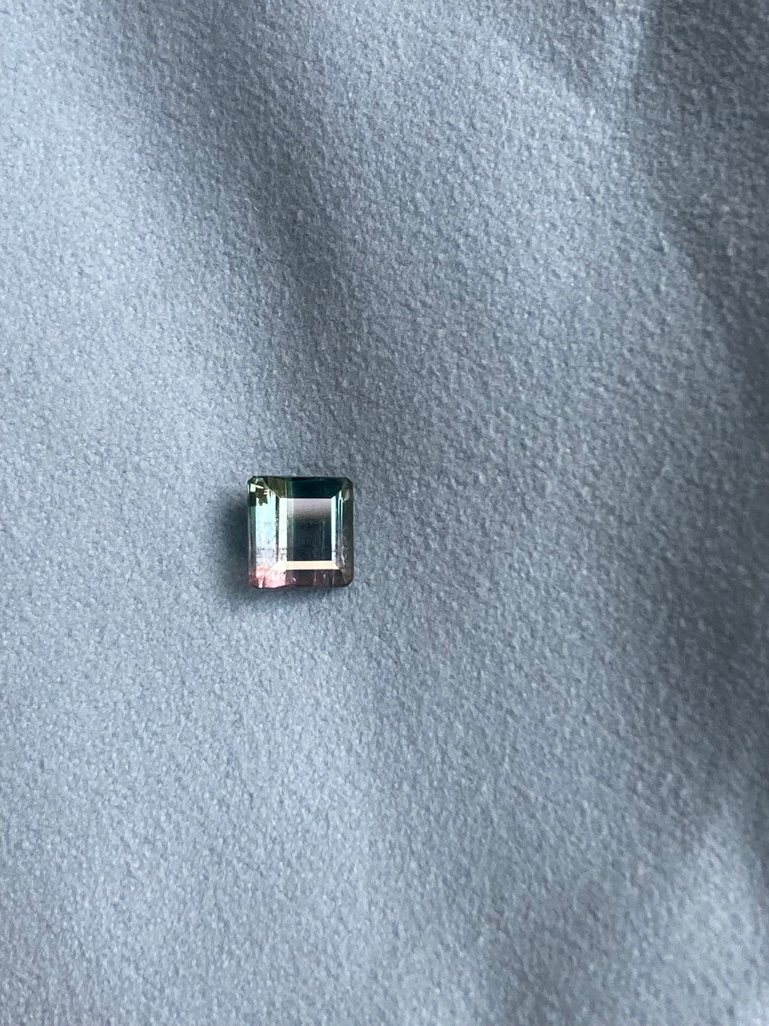 2.14 ct Mermaid Bicolor Tourmaline from Mozambique
