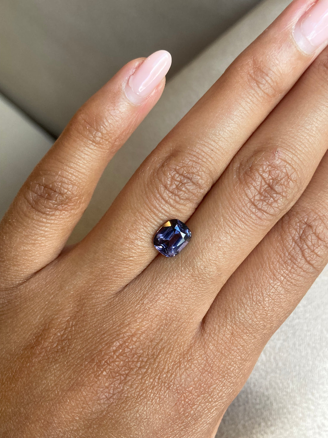 1.88 ct Metallic Violet Spinel