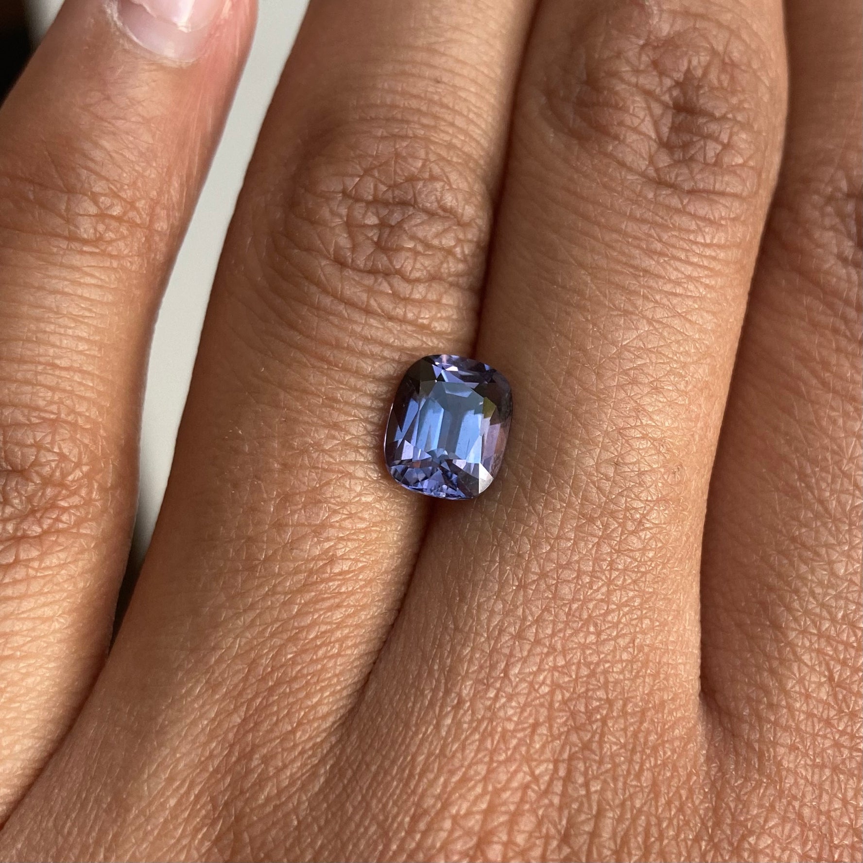 1.88 ct Metallic Violet Spinel
