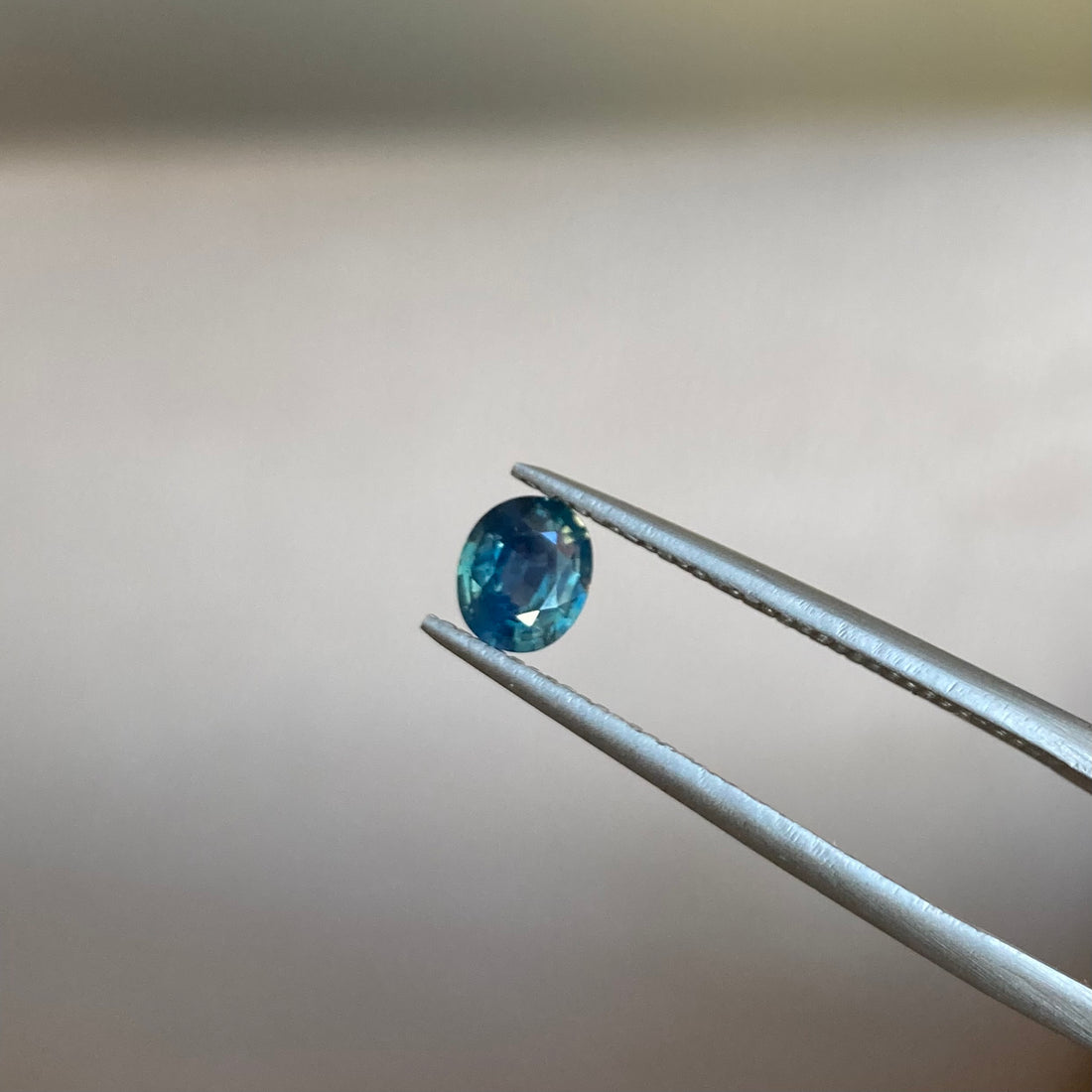 0.65 ct Opalescent Teal Sapphire