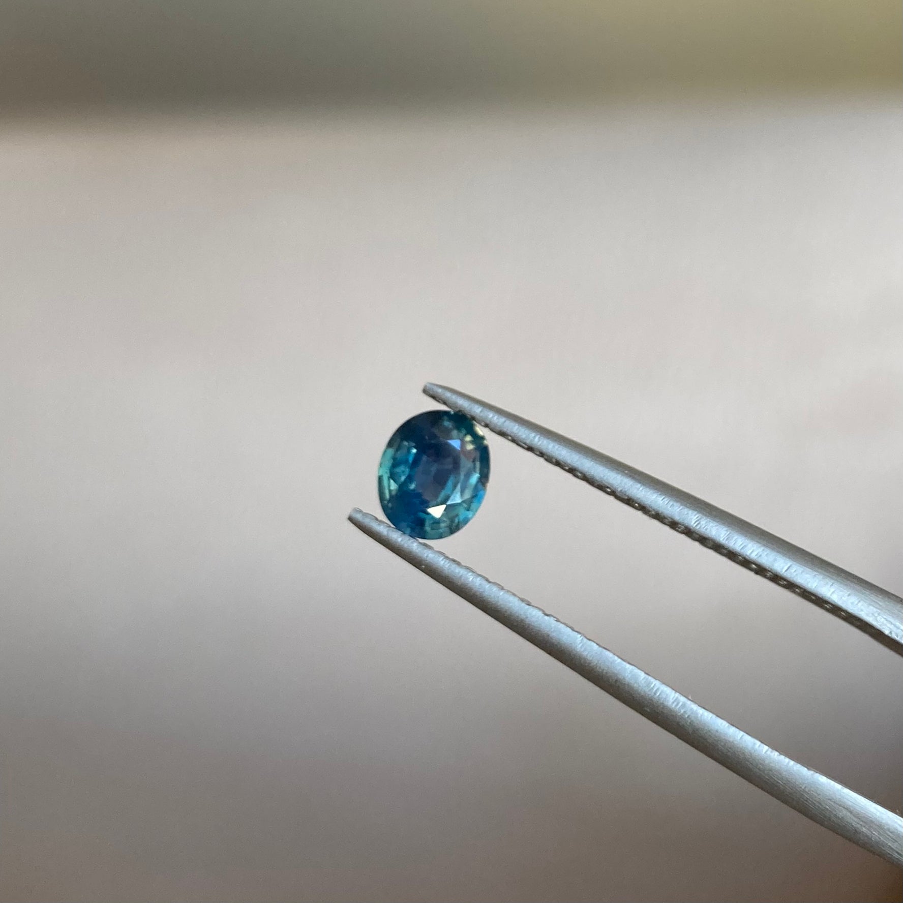 0.65 ct Opalescent Teal Sapphire