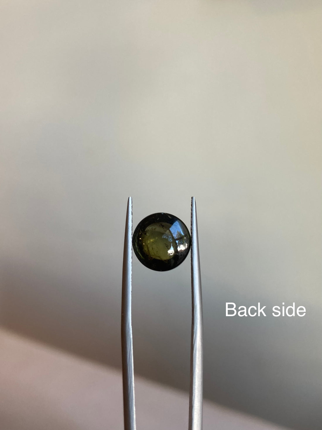 5.1 ct Olive Green Tourmaline Cabochon