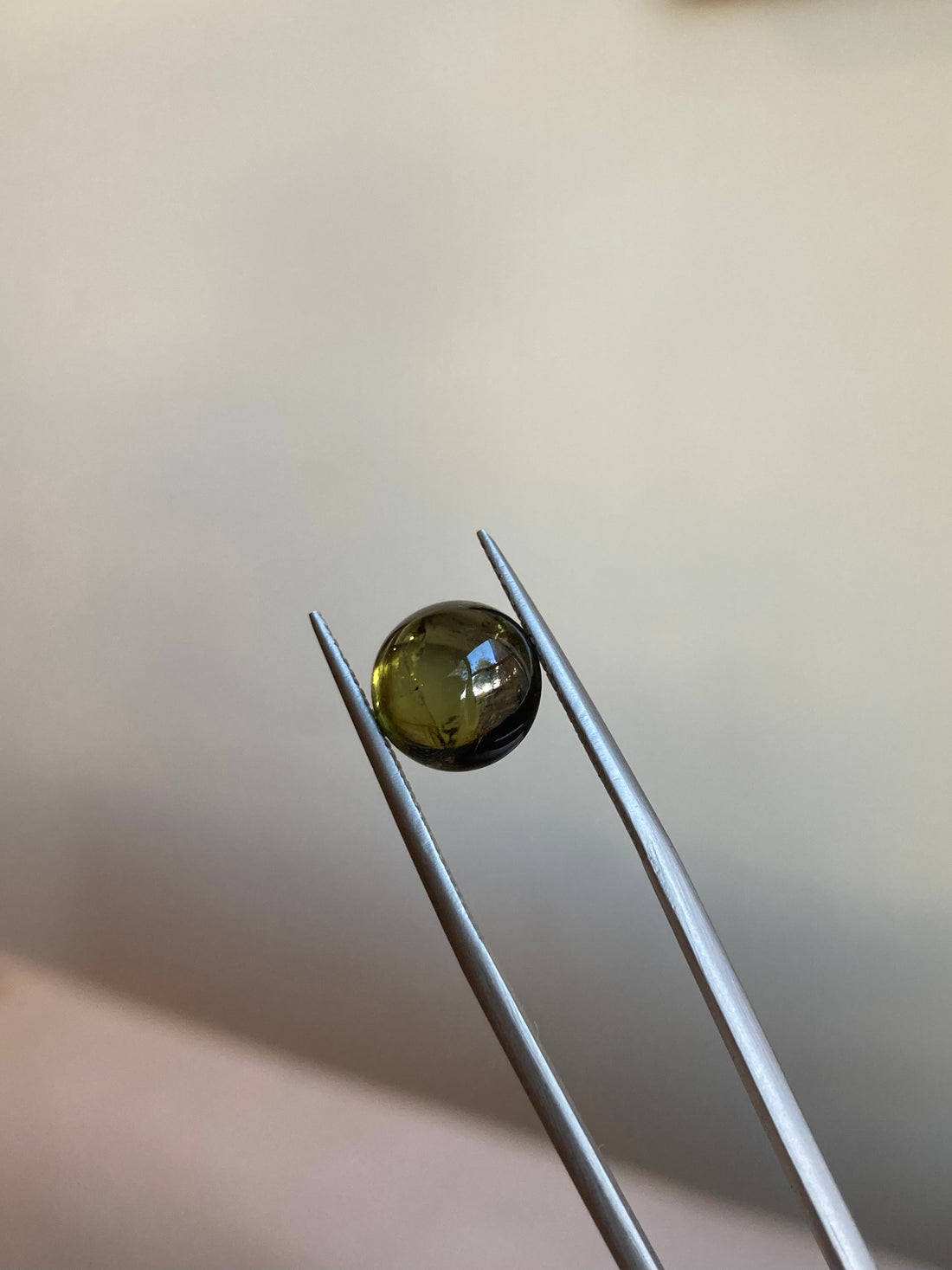 5.1 ct Olive Green Tourmaline Cabochon