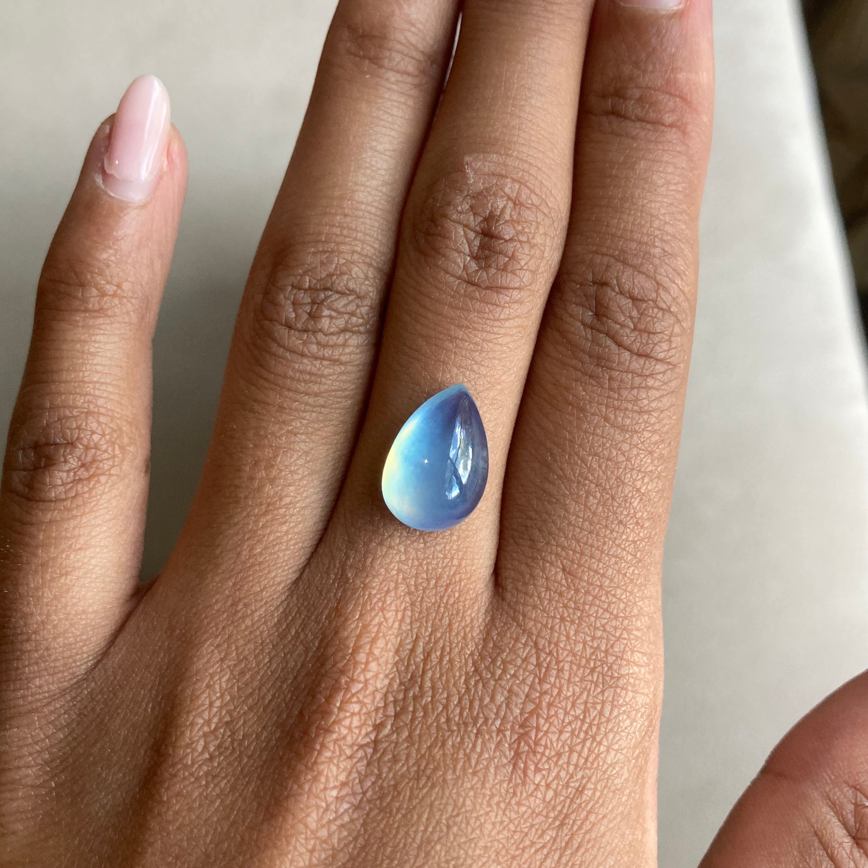 5.6 ct Misty Aquamarine Cabochon