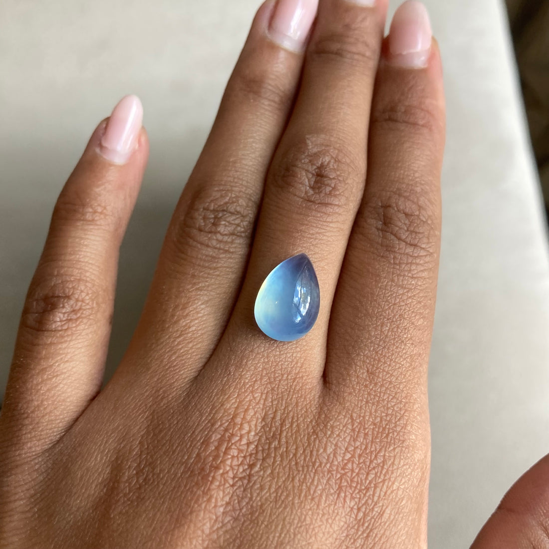 5.6 ct Misty Aquamarine Cabochon