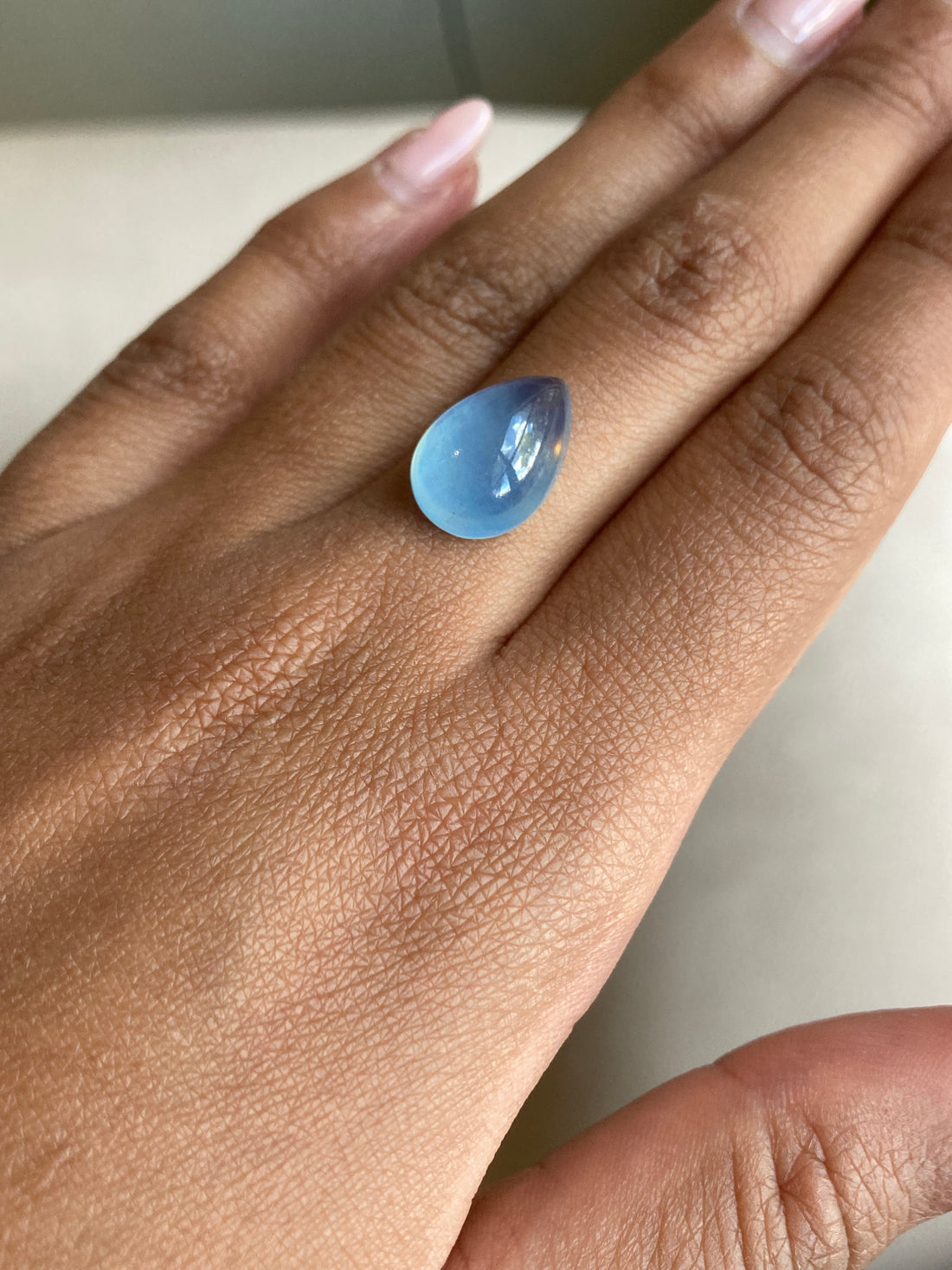 5.6 ct Misty Aquamarine Cabochon