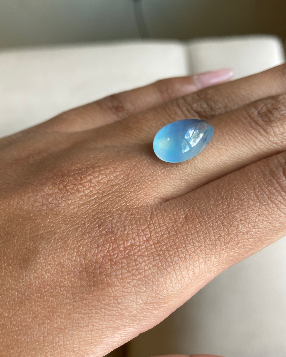 5.6 ct Misty Aquamarine Cabochon