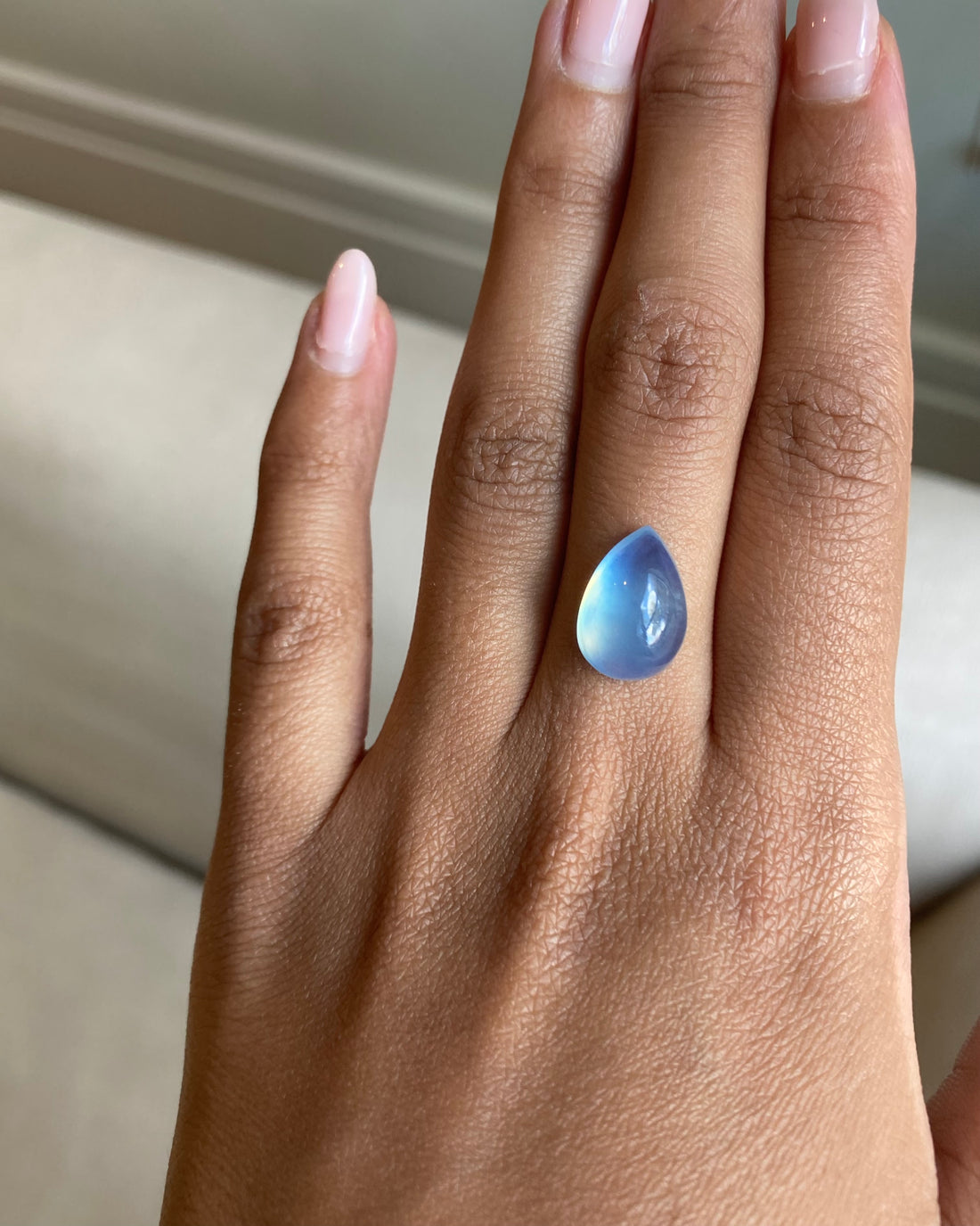 5.6 ct Misty Aquamarine Cabochon