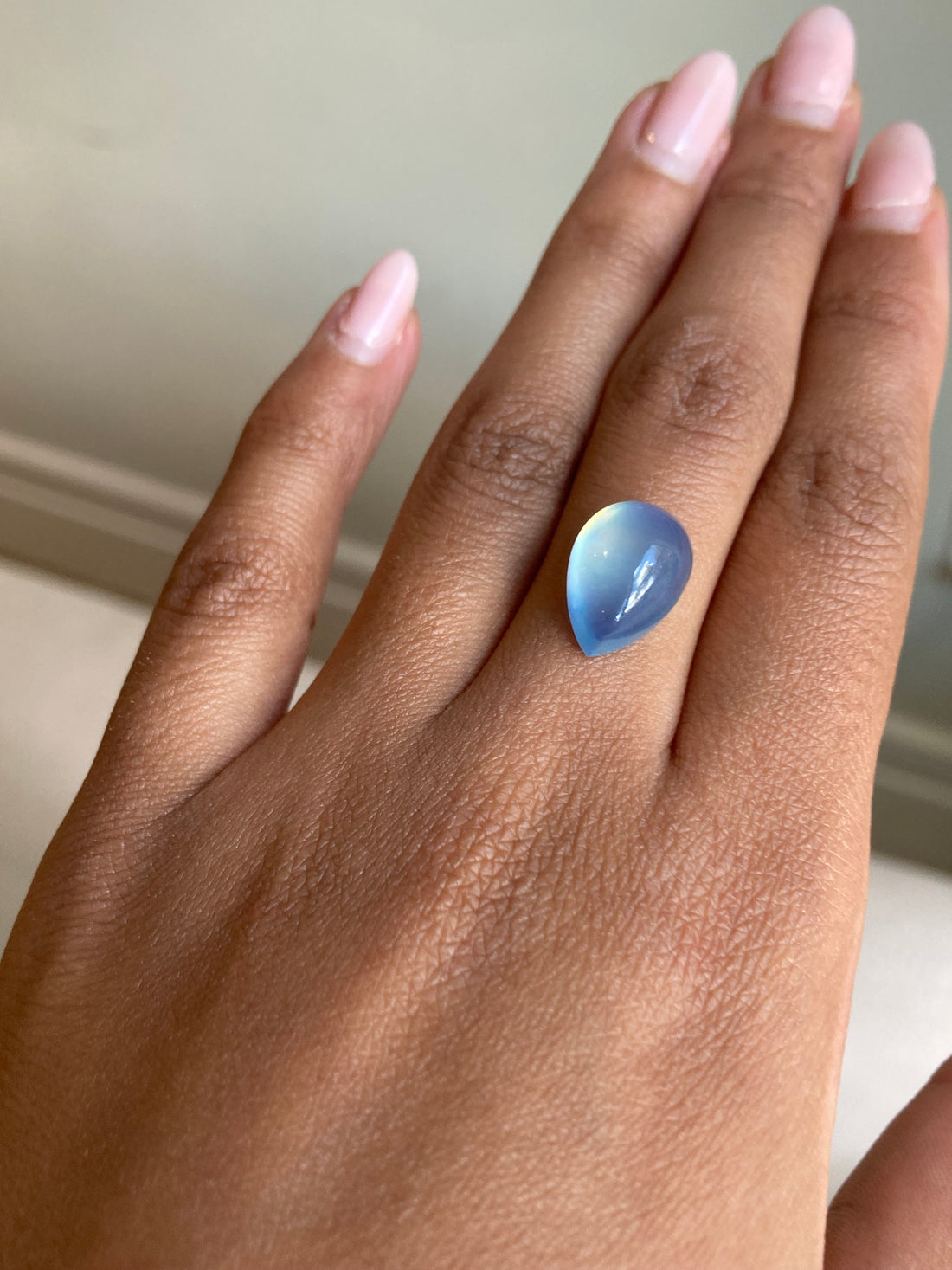5.6 ct Misty Aquamarine Cabochon