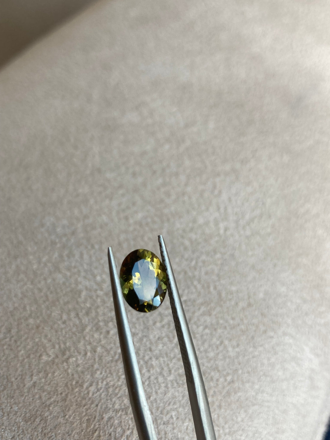 1.58 ct Mossy Green Tourmaline