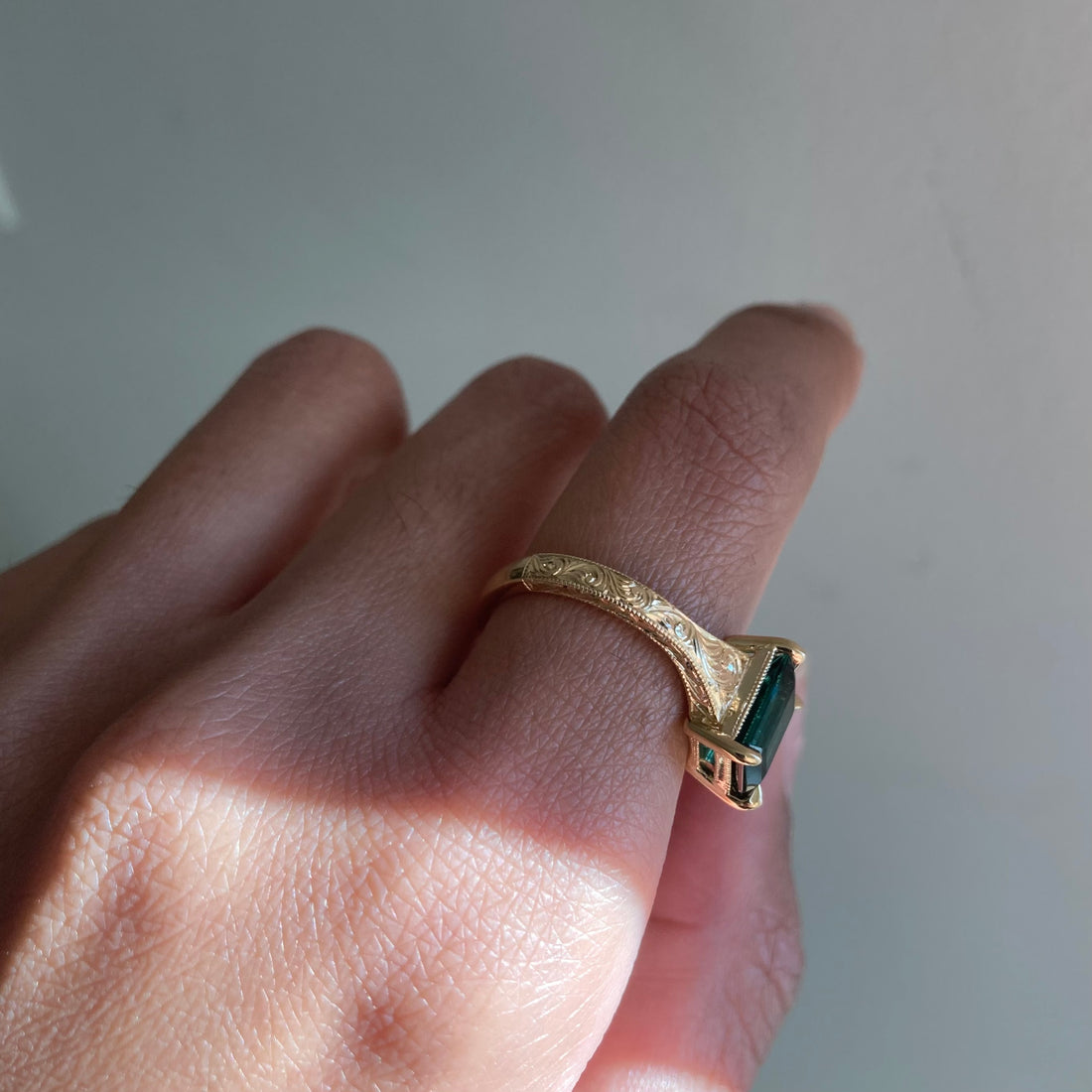 Isadora - 14k Indicolite Ring