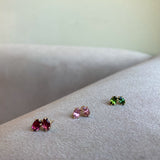 14k Green Tourmaline Studs