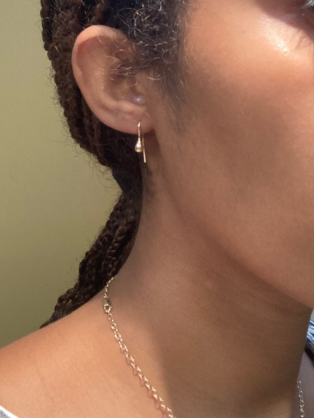 14k Dewdrop Earrings