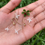 14k Dewdrop Earrings