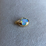 Clover - 14k White Opal Pendant
