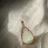 Prisma - 18k Rose Gold Opal and Diamond Pendant