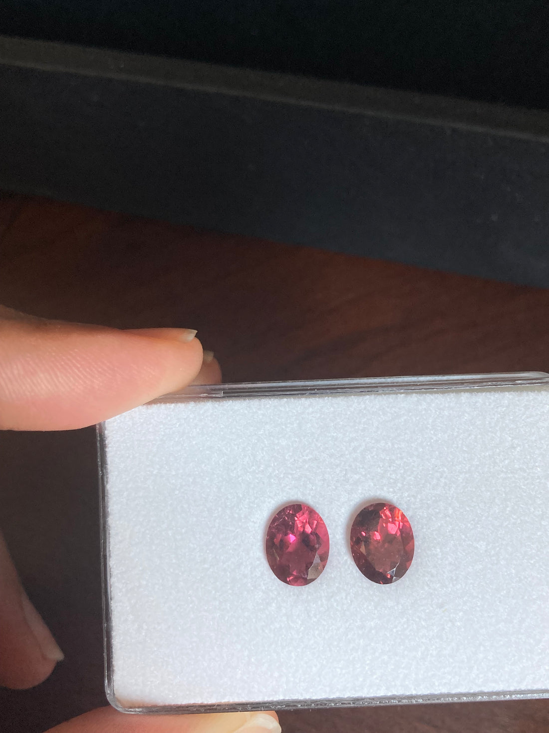 Dahlia II - 18k Pink Tourmaline and Diamond Earrings