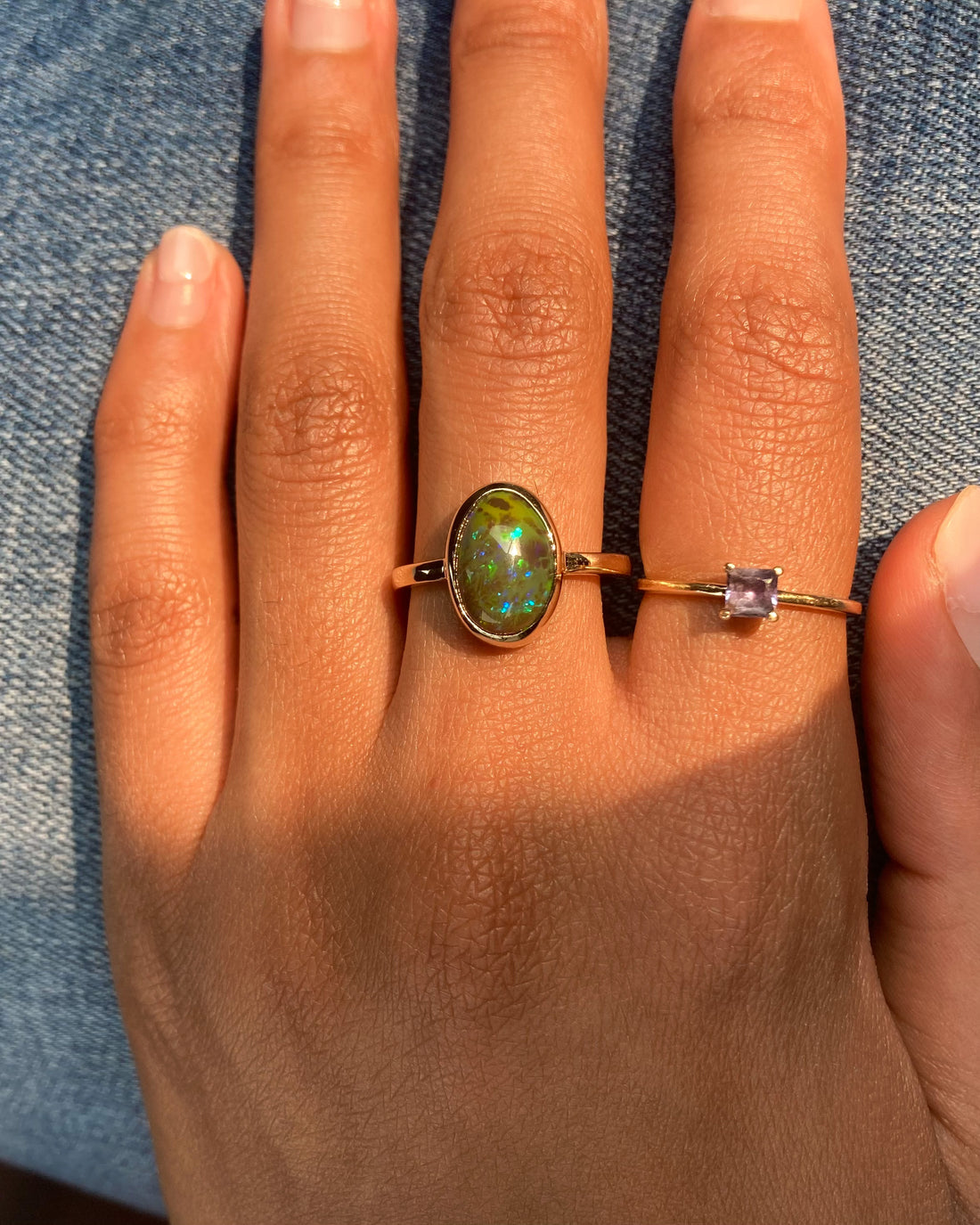 Dragon’s Egg - 14k Ethiopian Opal Ring
